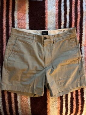 J. Crew Khaki Cotton Chino Shorts